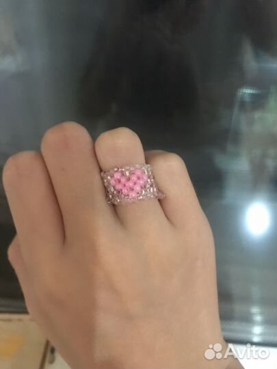 Кольцо из бисера