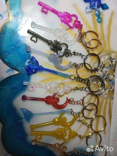 Брелки Сейлор-мун 11 шт