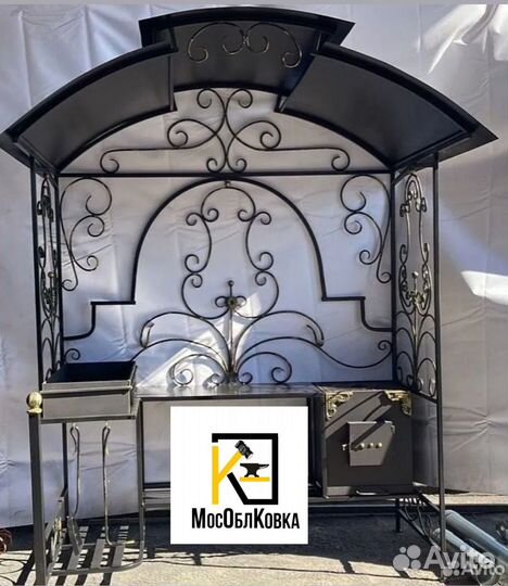 Мангал с крышей купить