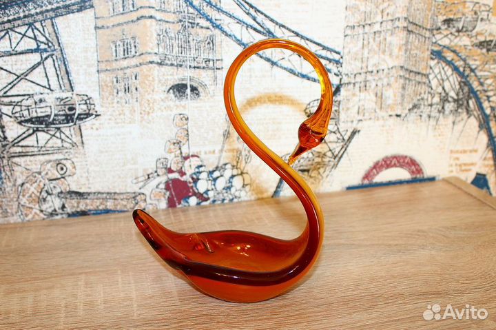 Фигурка из цветного стекла СССР