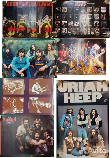 Постеры, туровые программы, винил из Японии