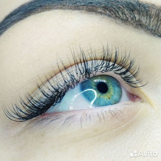 Наращивание ресниц классика, 1.5D, 2D