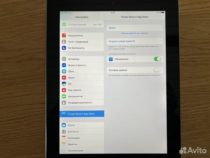 Apple iPad 4 wi fi + cellular 64 Gb