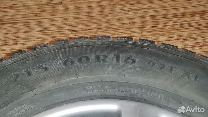 Зимние шины на дисках 215 60 r16