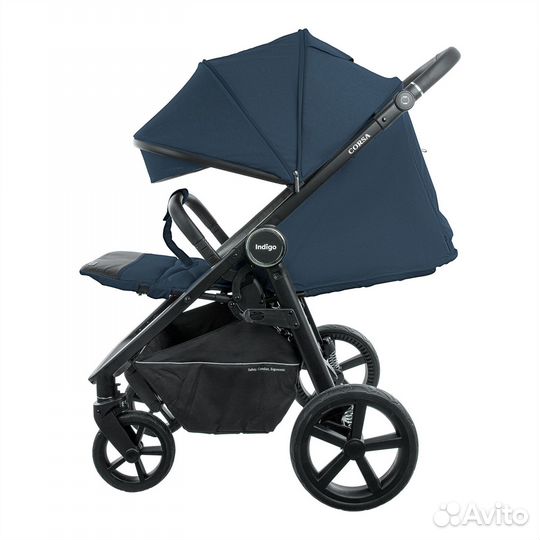 Прогулочная коляска Indigo Corsa синяя