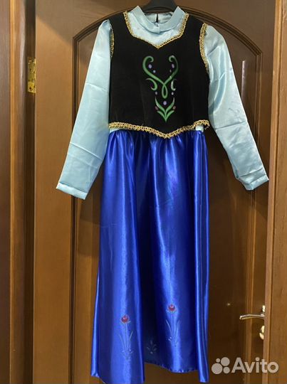 Карнавальный костюм Анны для девочки