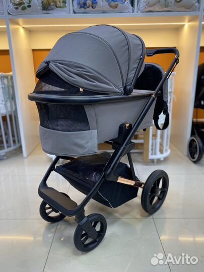 Коляска Carrello Sigma 2в1 2023 светло серая