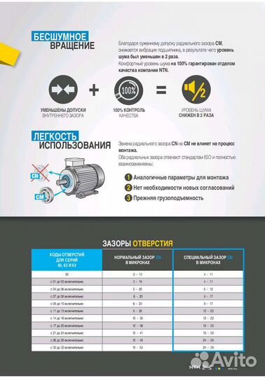 6206 ZZ подшипник NTN Япония оригинал