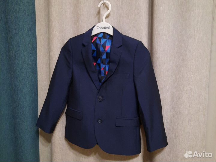 Пиджак для мальчика размер 110-116