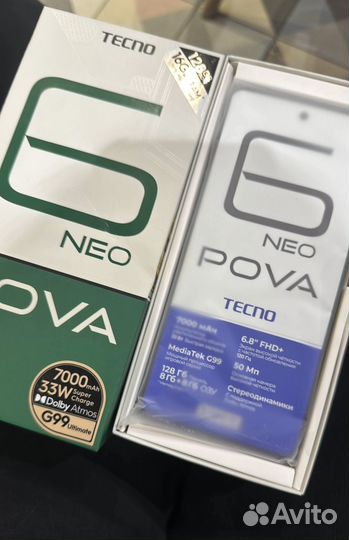 TECNO Pova 6 Neo, 8/128 ГБ