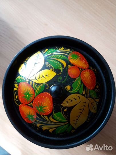 Бочонок с крышкой хохлома