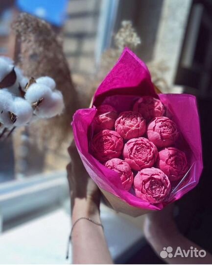 Шоколадные пионы