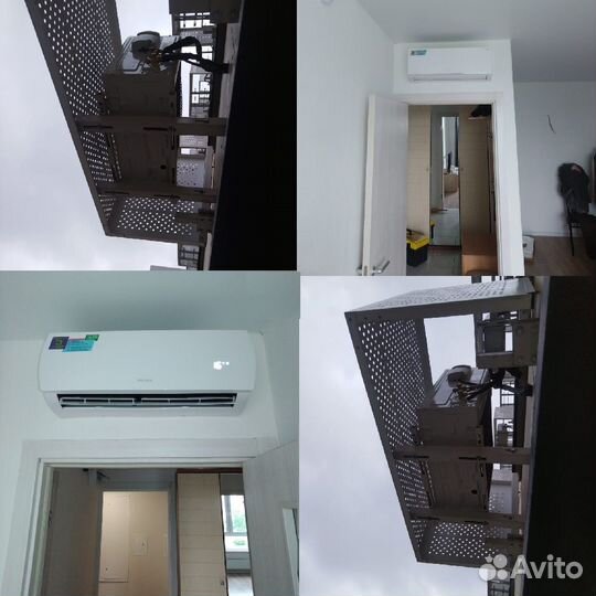 Установка кондиционеров в домах пик