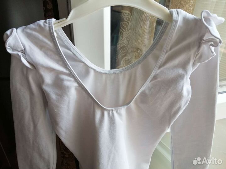 Belkina Купальник для танцев для гимнастики белый