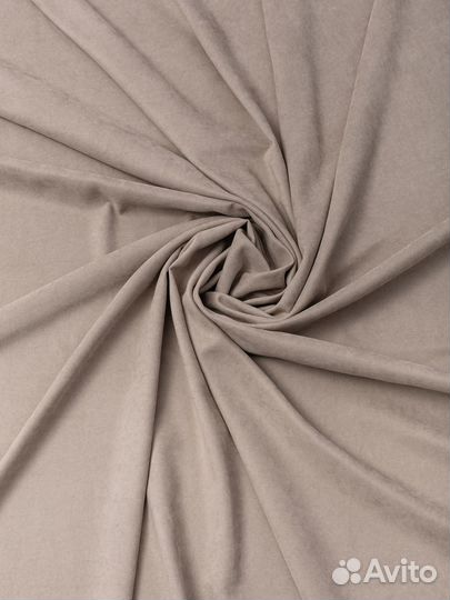 Новый комплект штор велюр-канвас