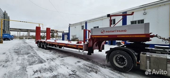 Полуприцеп трал (тяжеловоз) Политранс ТСП 94163, 2024