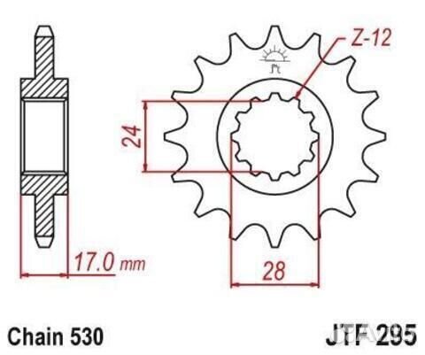 Звезда ведущая JTF295 15