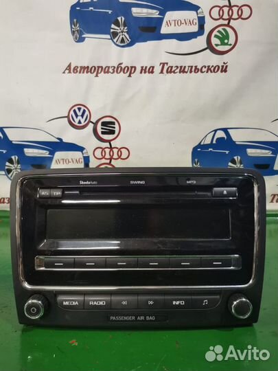 Магнитола Skoda Superb 2 3T0035161