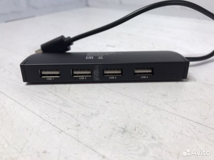 Разветвитель USB-C Digma HUB-4U2.0-UC-B 4 порта