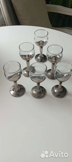 Рюмка с зеркальным напылением