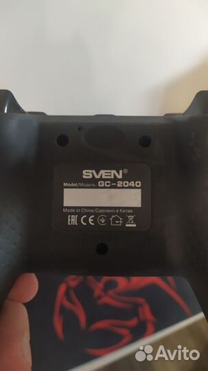 Геймпад беспроводной sven GC-2040 черный