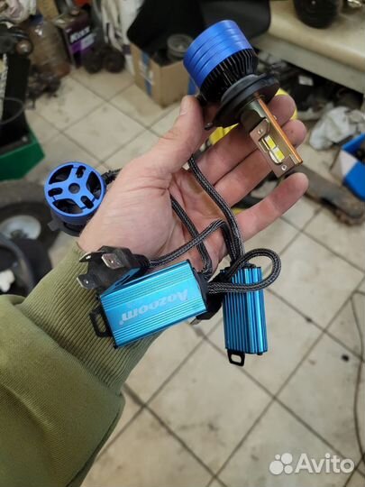 Лед лампы h4 65w диодные