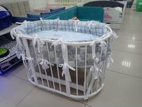 Кровать для новорожденных с матрасами