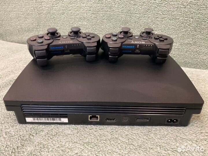 Sony PS3 прошитая +50игр +2джоя