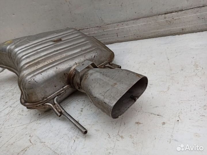 Задняя банка глушителя