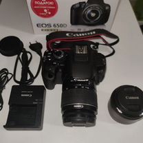 Фотоаппарат Canon eos 650d 18-55mm kit