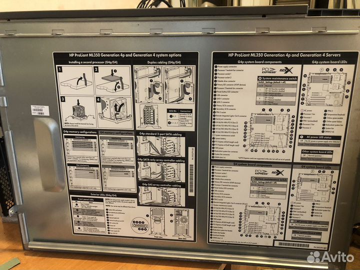 Сервер HP Proliant ML350 Gen 4