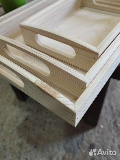 Поднос деревянный