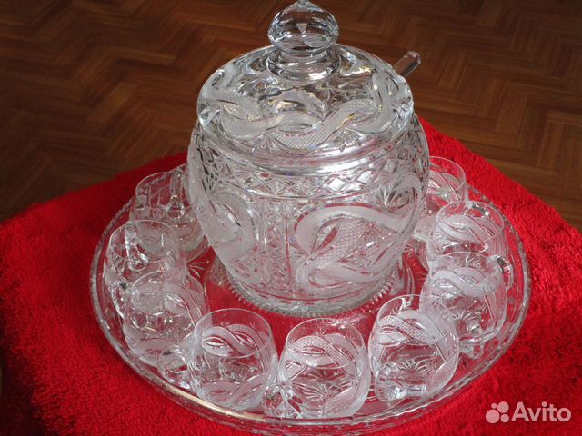 Хрустальная крюшонница