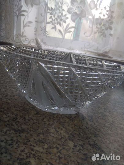 Ваза хрустальная СССР