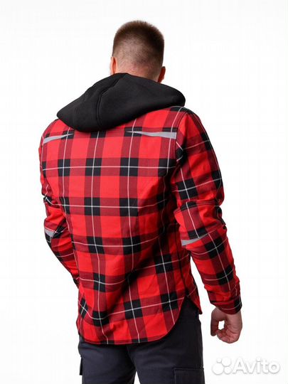 Моторубашка room biker starks красная