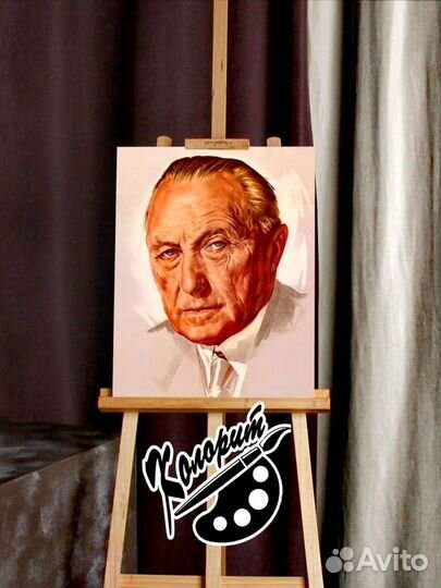 5 портретов на холсте 40х50см