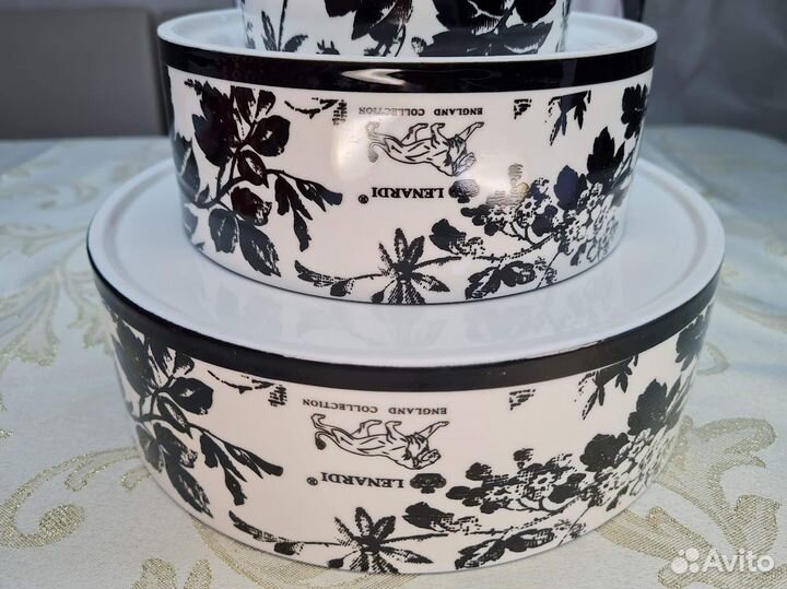 Набор салатников. 3 предмета. Фарфор. Lenardi