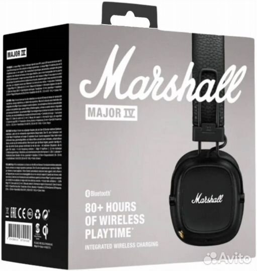 Беспроводные наушники Marshall Major 4, черный