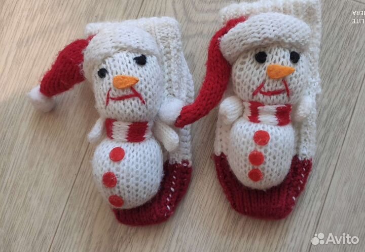 Носочки- снеговики