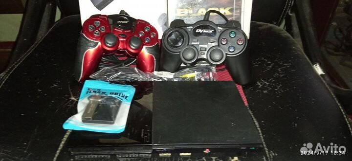 Playstation 2 slim 90008+22 игры