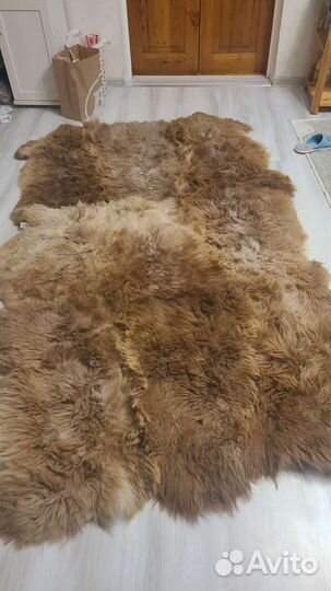 Палас из овечьих шкур