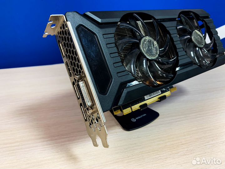 Видеокарта Palit GeForce GTX 1070 Dual 8Gb 256Bit
