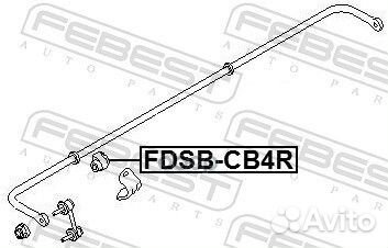 Fdsb-CB4R Втулка стабилизатора ford mondeo/S-MA