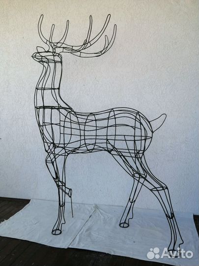 Садовые 3D фигуры из металла