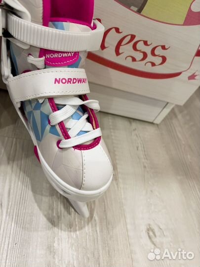 Коньки раздвижные nordway 26 31