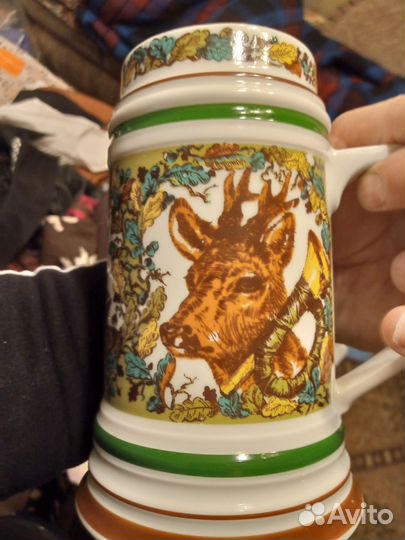 Кружка пивная ГДР новая