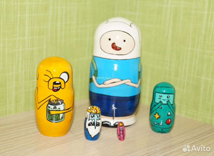 Авторская матрешка, много