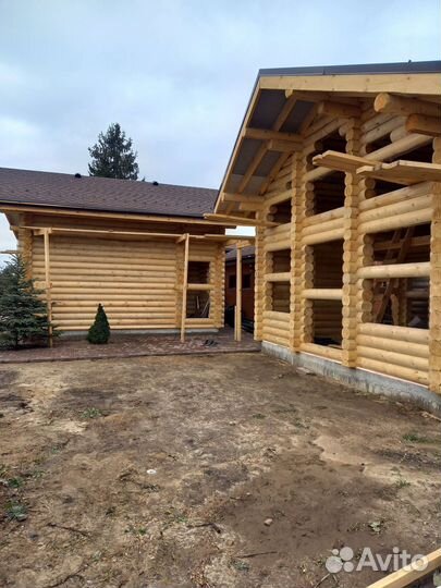 Оцилиндрованное бревно от производителя