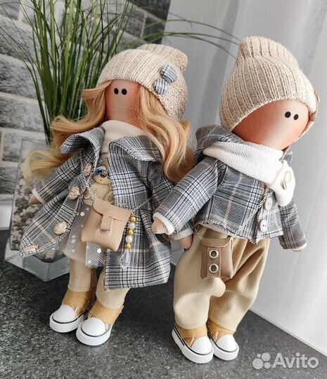 Куклы интерьерные пара