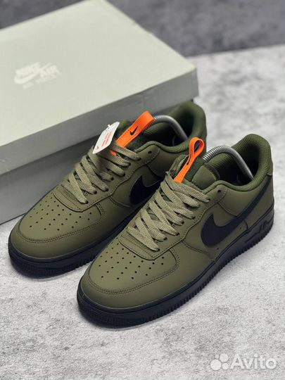 Кроссовки Nike Air Force 1 Medium Olive (Арт.28392)